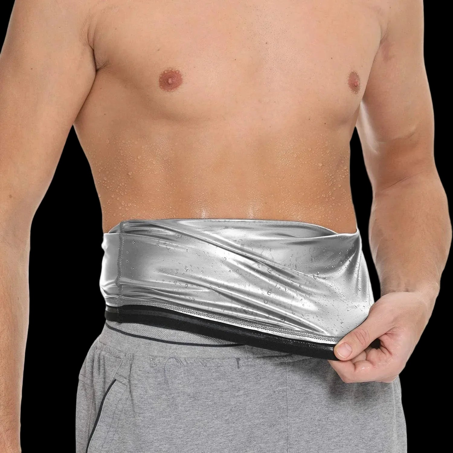 Sauna Waist Trimmer Belt for Men